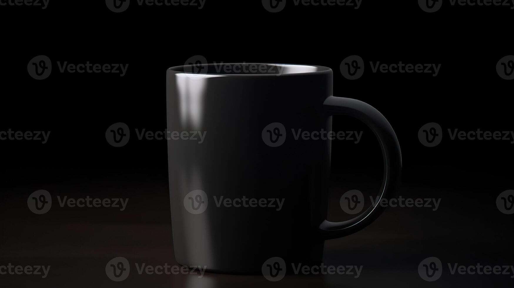 . . Black black template mug cup mock up. Can be used for graphic design or marketing. Graphic Photo Art