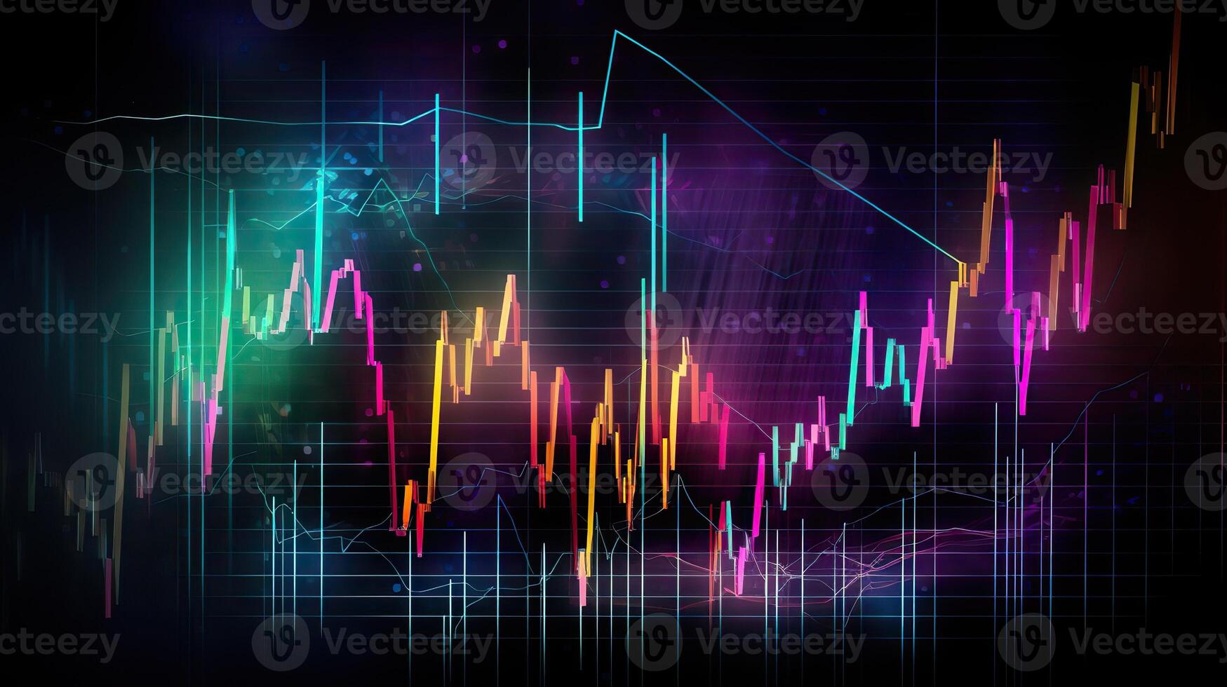 . . Finance stock forex graph marketing money trend volume income go up and down. Can be used for illustration of analysis finance statements. Graphic Art photo