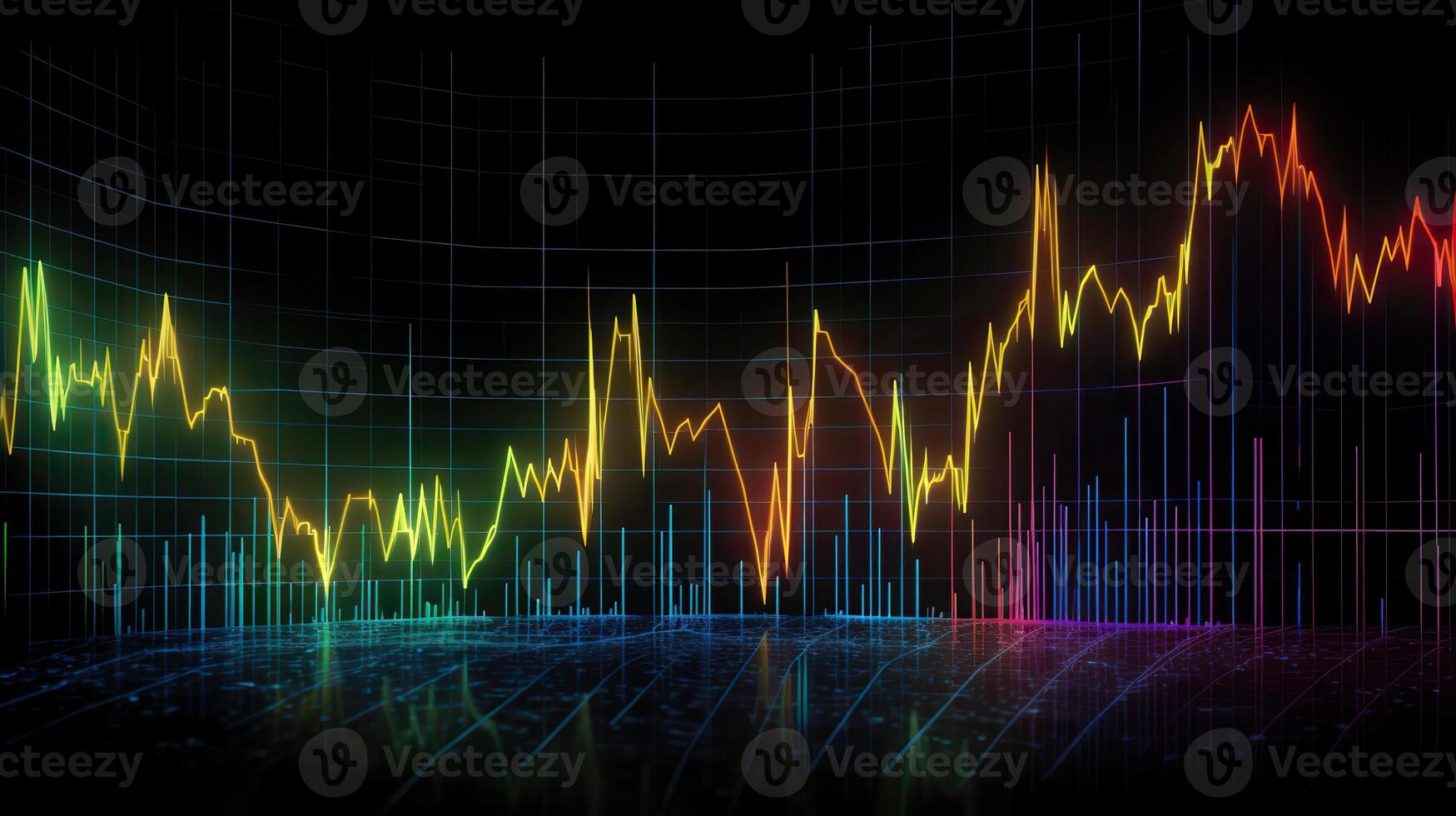 . . Finance stock forex graph marketing money trend volume income go up and down. Can be used for illustration of analysis finance statements. Graphic Art photo