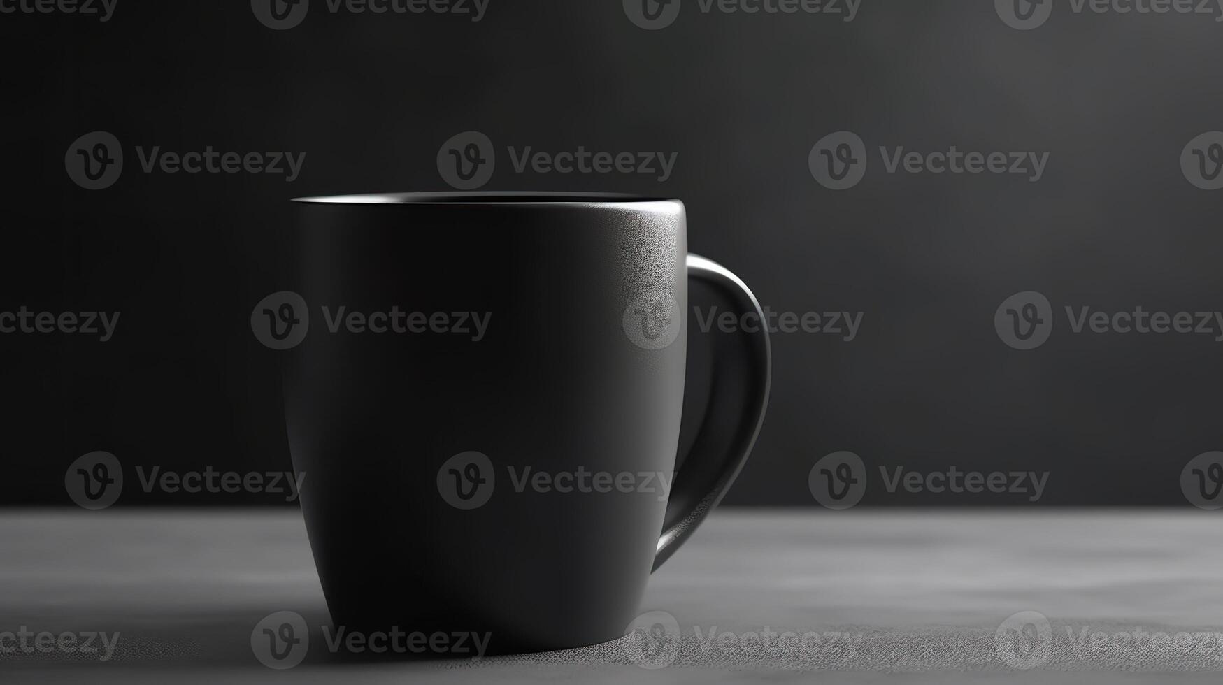 . . Black black template mug cup mock up. Can be used for graphic design or marketing. Graphic Photo Art