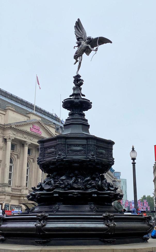 London in the UK in June 2022. A view of Piccadilly Circus photo