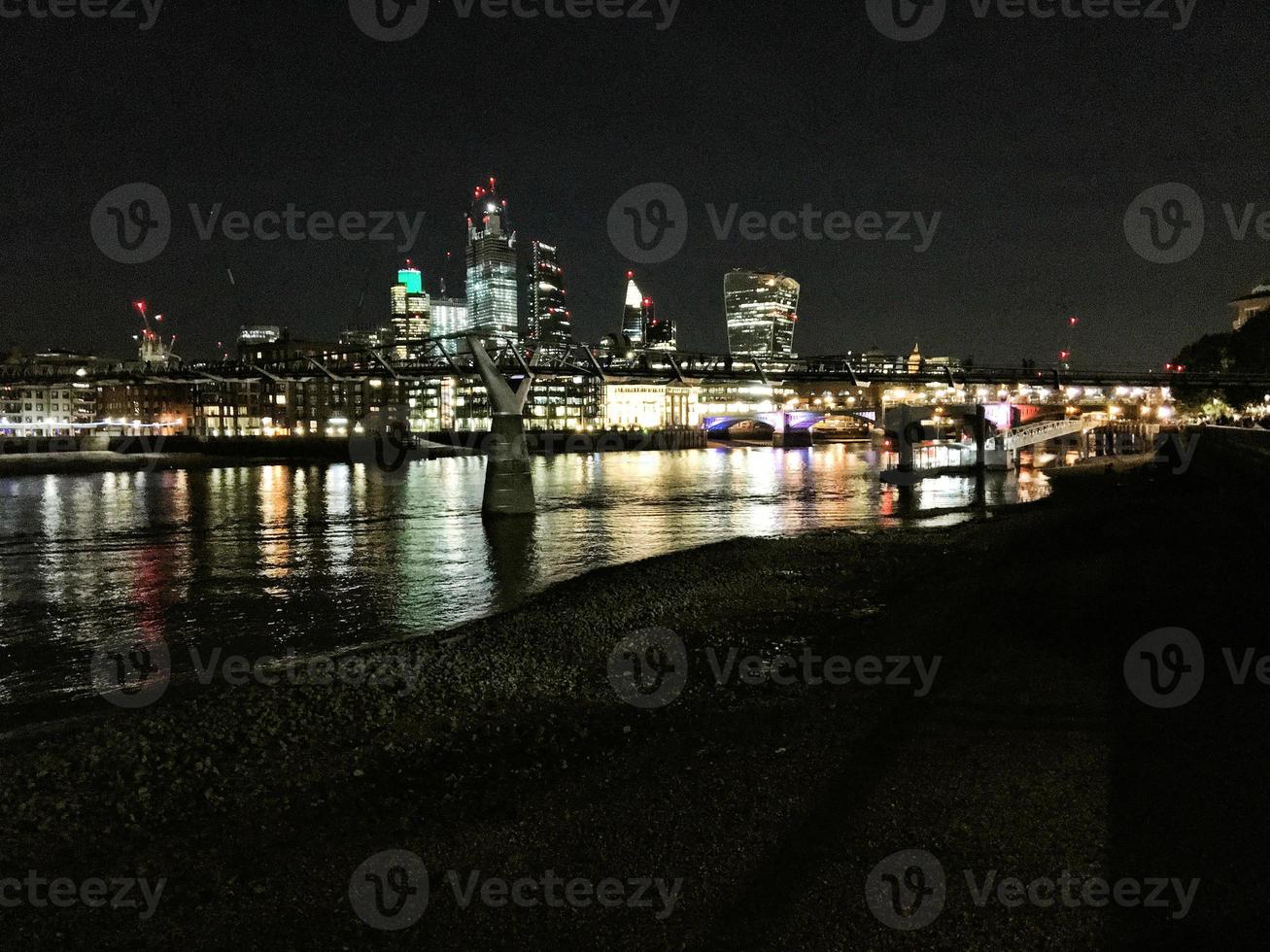 A view of the River Thames in London photo