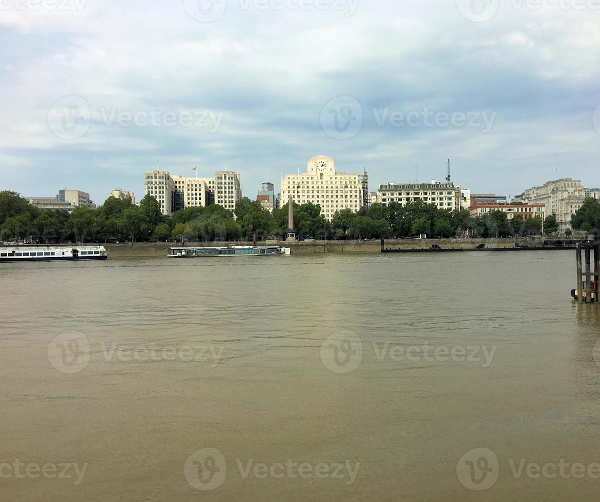 A view of the River Thames near Tower Bridge photo