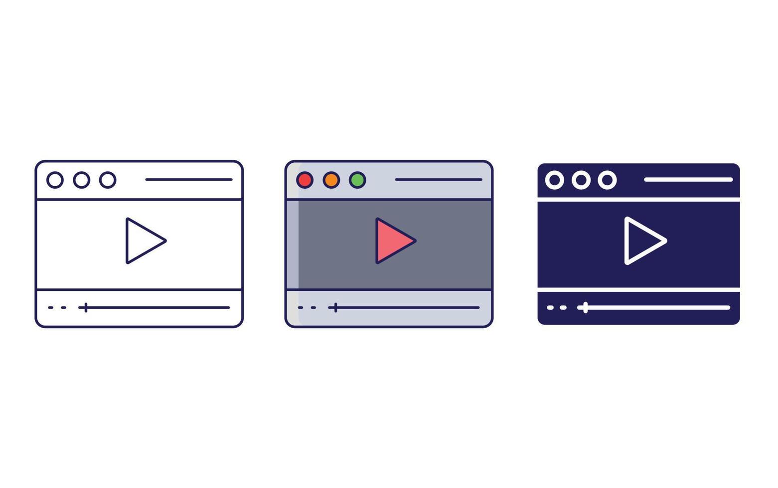 Video Tutorial vector icon