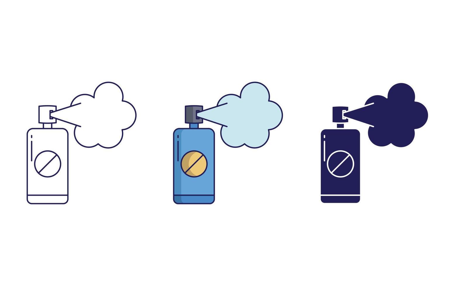 Spray bottle vector icon