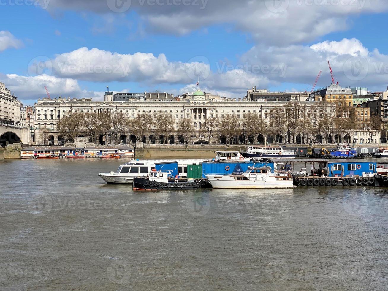 A view of the River Thames in London photo