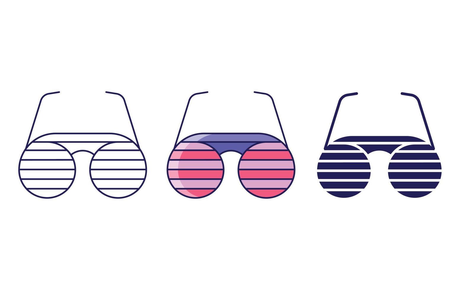 Sunglasses vector icon