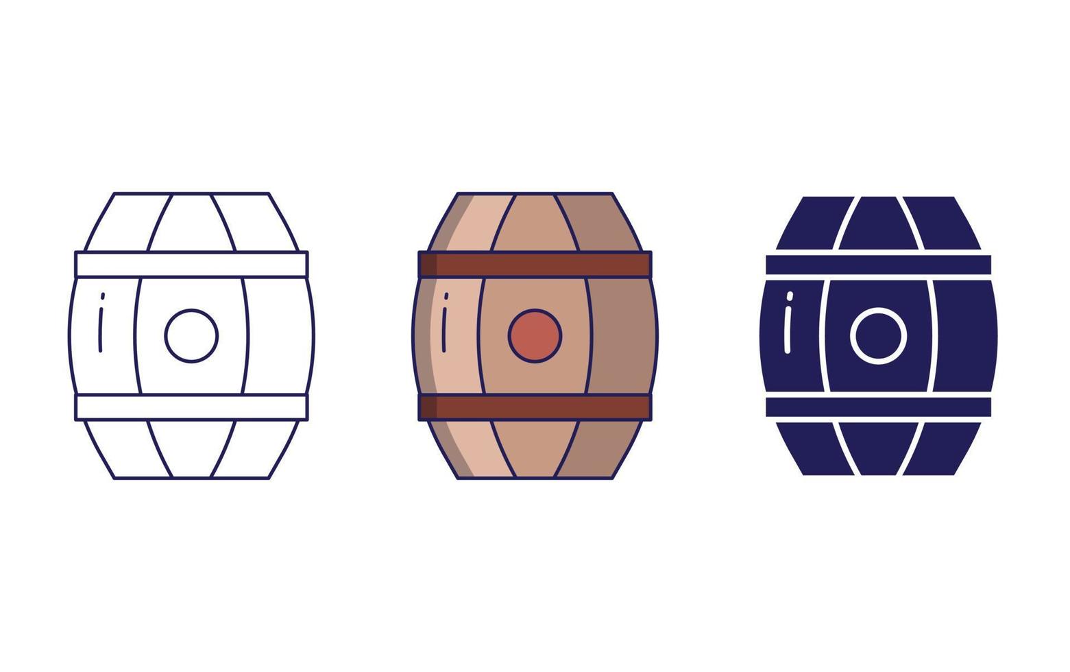 Barrel vector icon