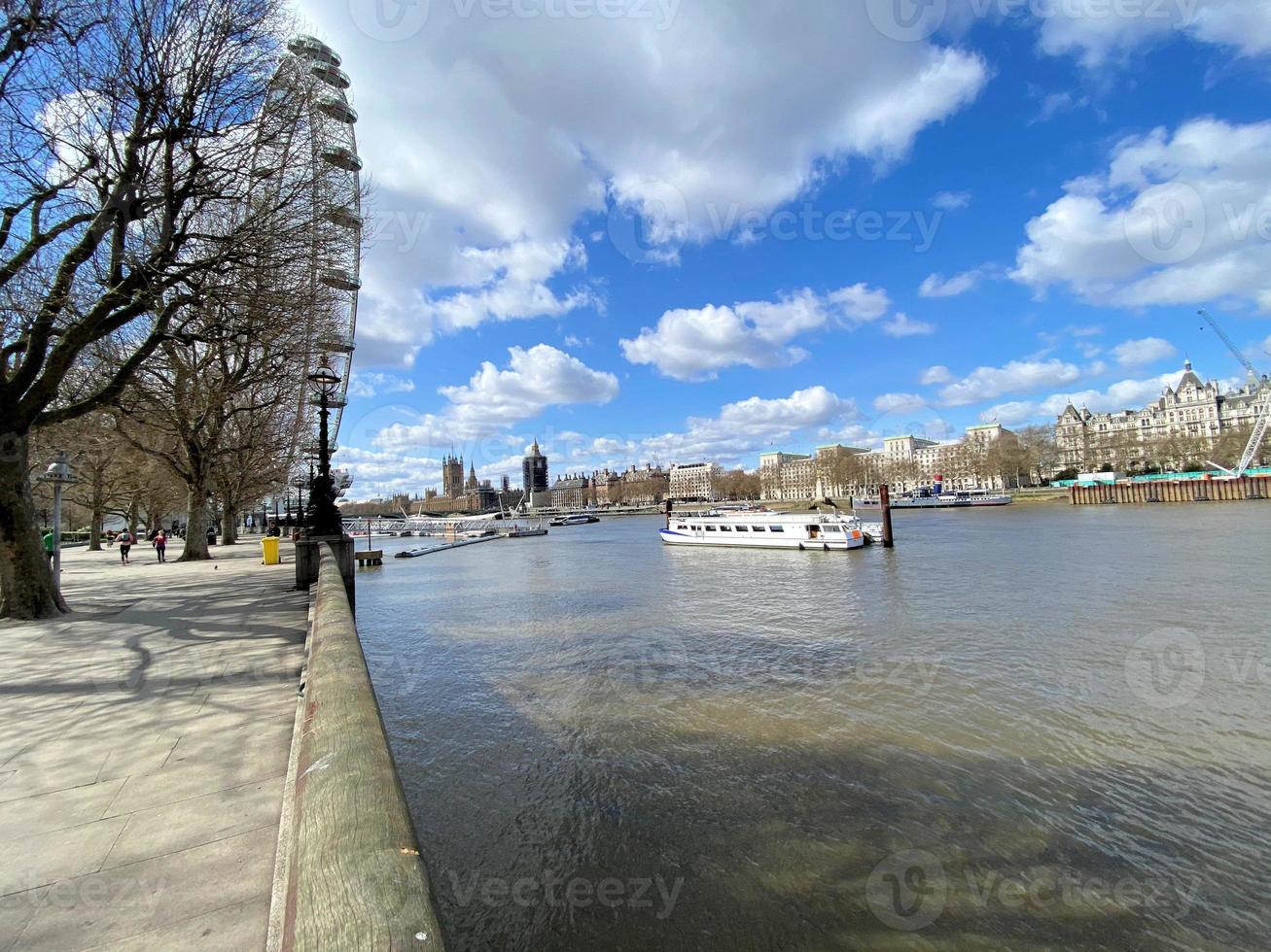 A view of the River Thames in London photo