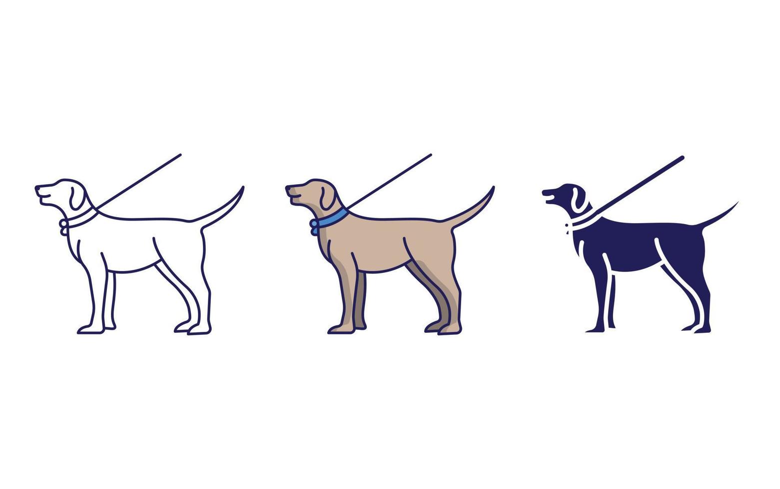 Dog vector icon
