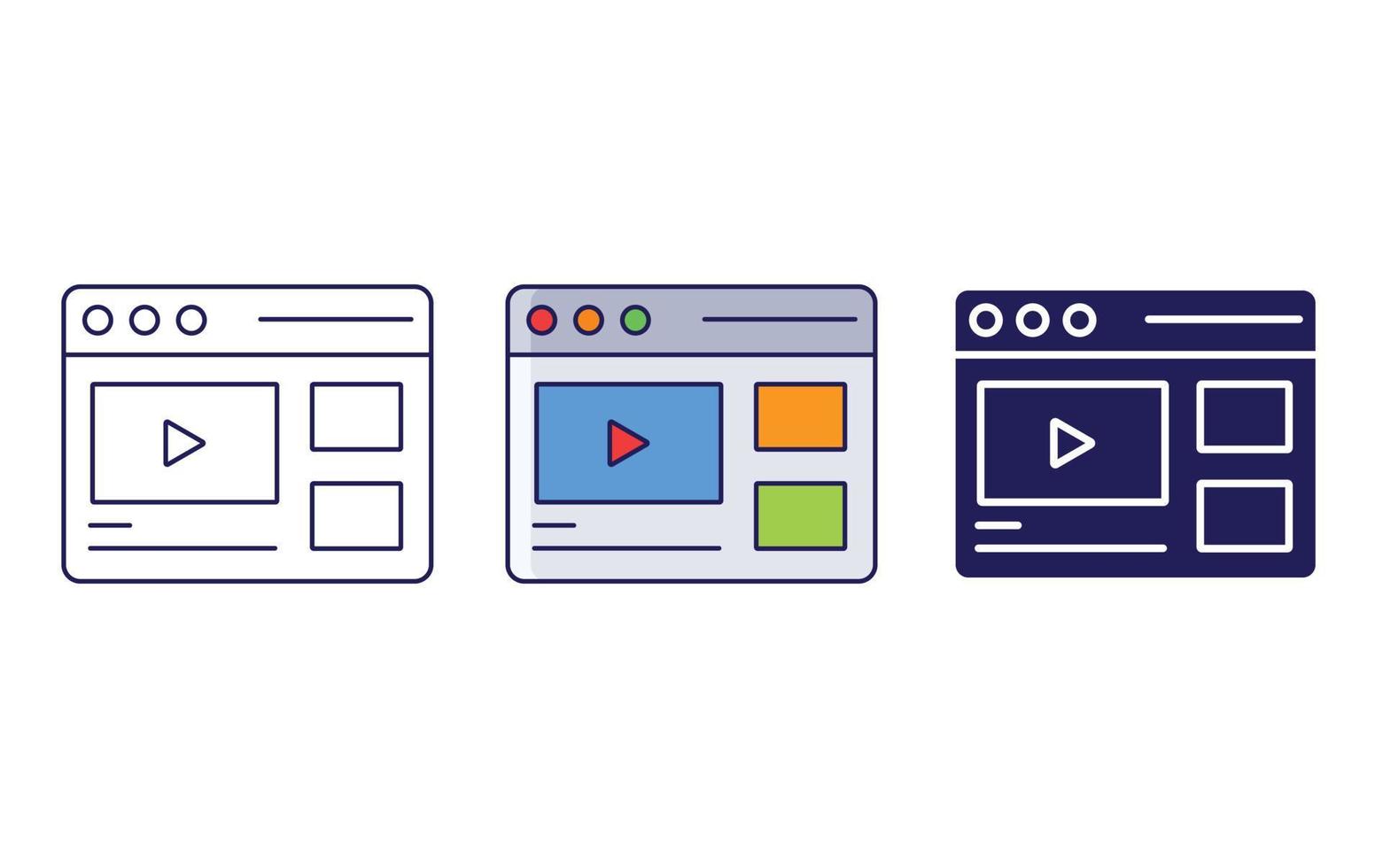 Video Tutorials vector icon