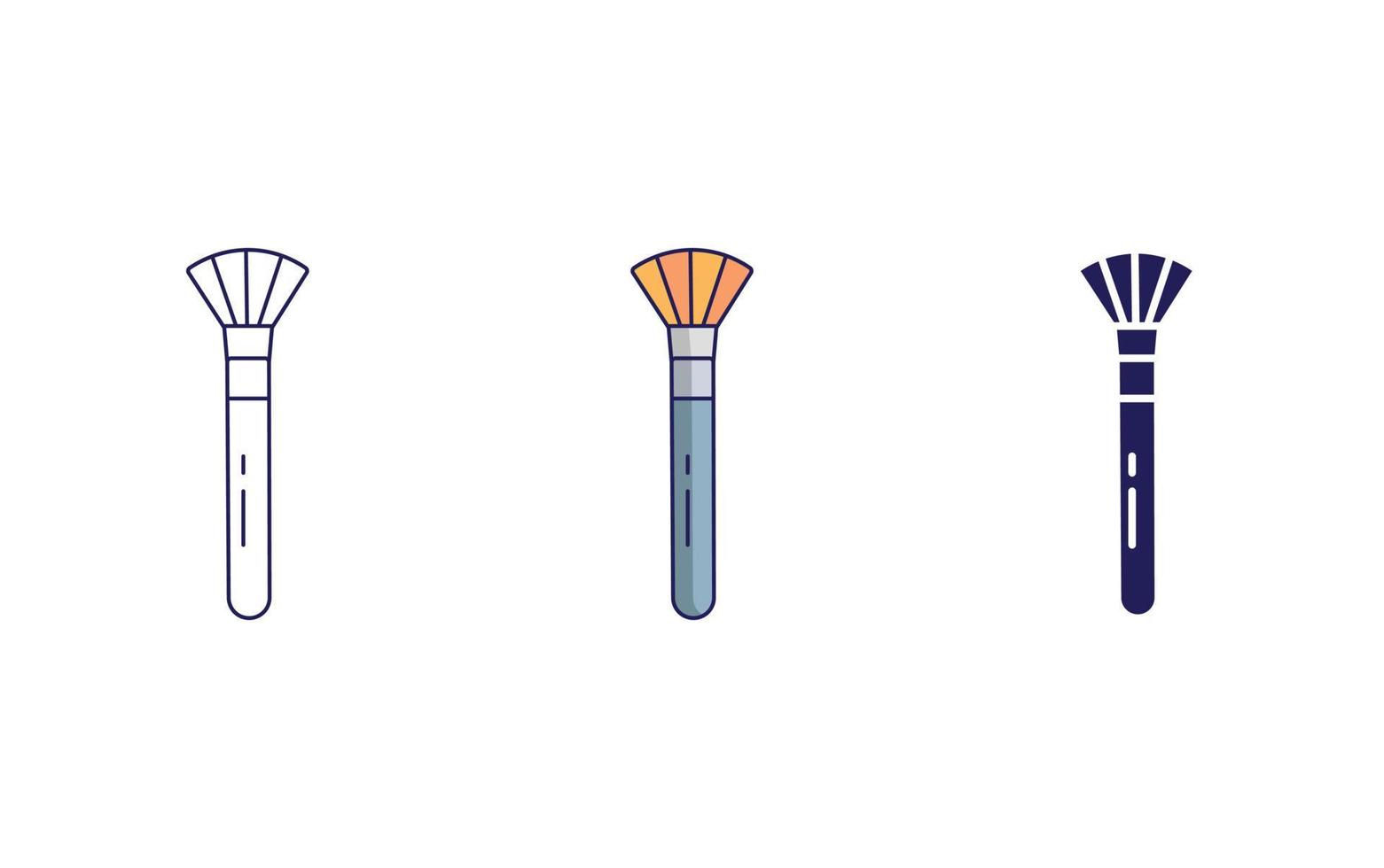 Brushes vector icon