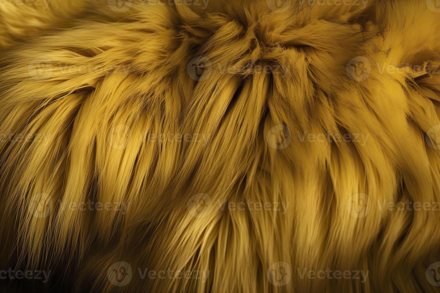 Yellow fur background. . photo