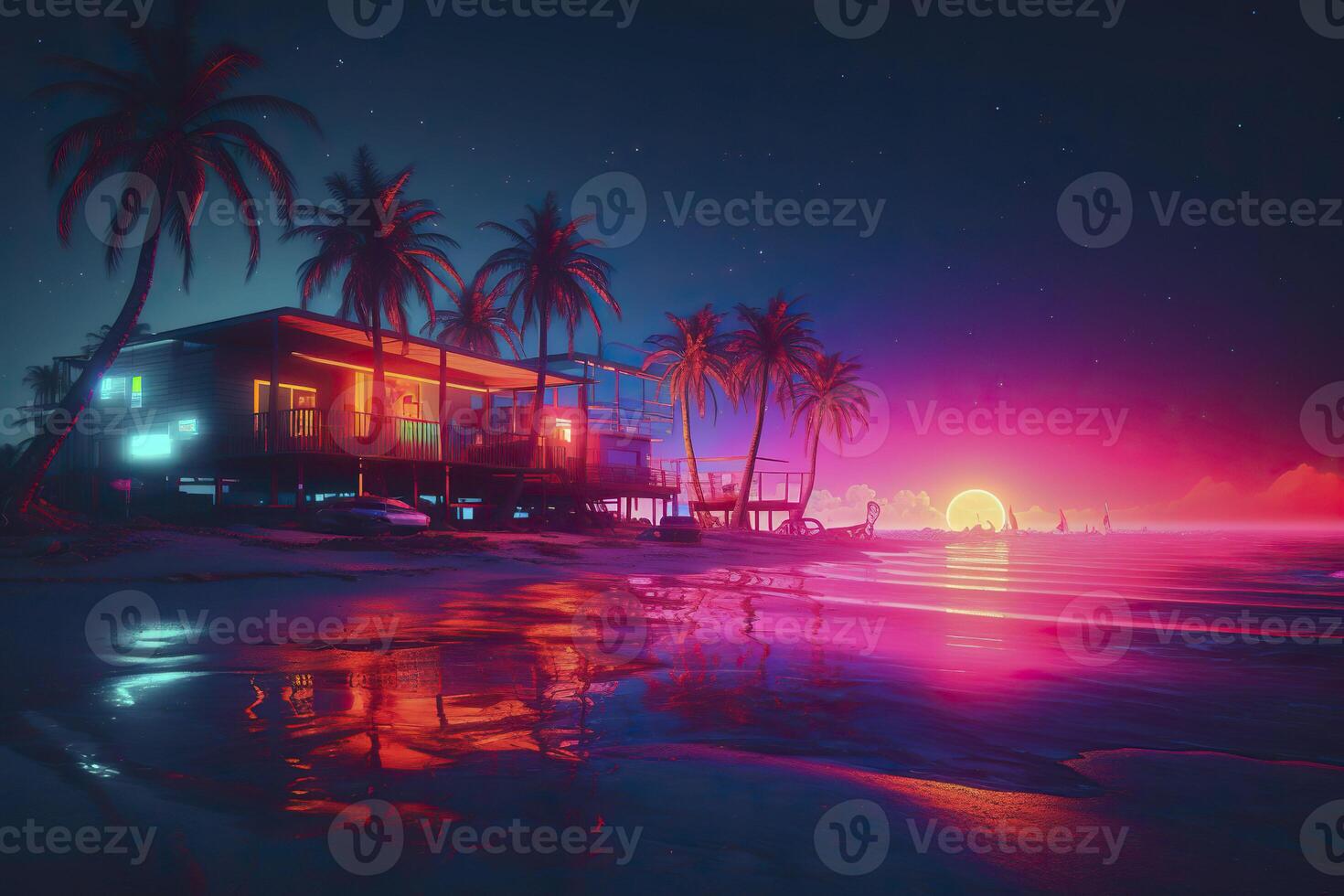 Sea Coast In Neon Colors Generative AI 23193171 Stock Photo At Vecteezy sea-coast-in-neon-colors-generative-ai-23193171-stock-photo-at-vecteezy