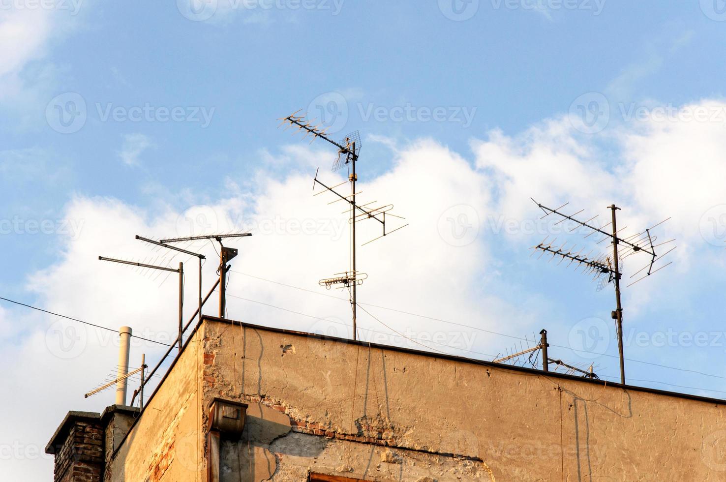 TV antenna view photo