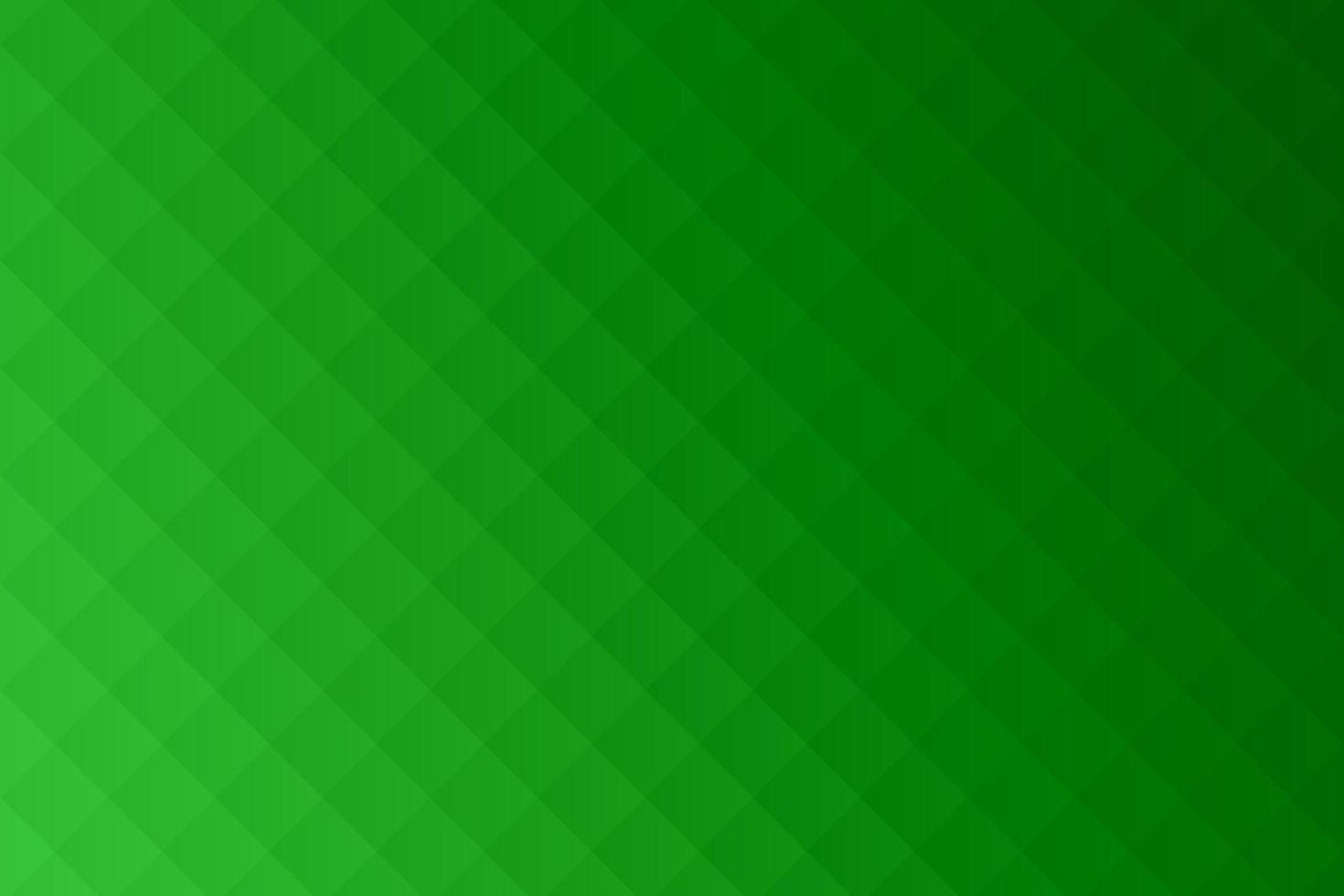 Green gradient rhombus square mosaic grid pattern. Vector illustration.