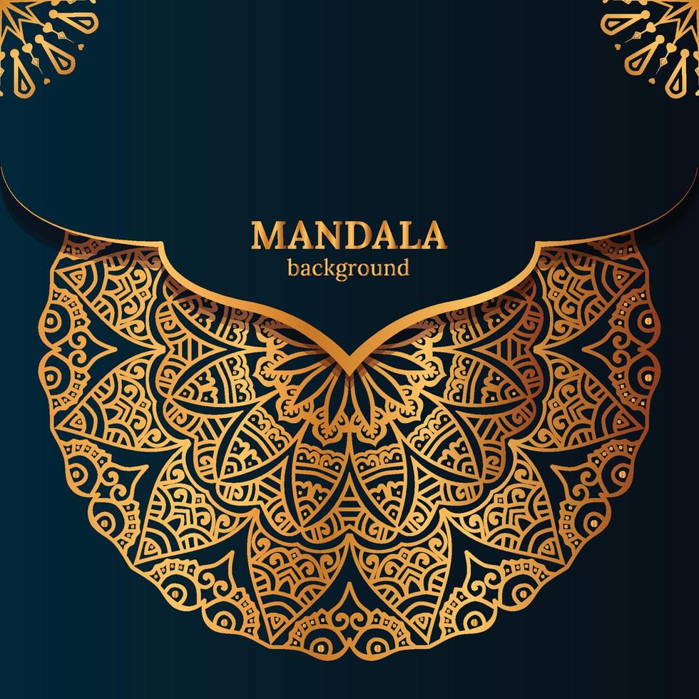 Luxxury ornamental mandala design vector