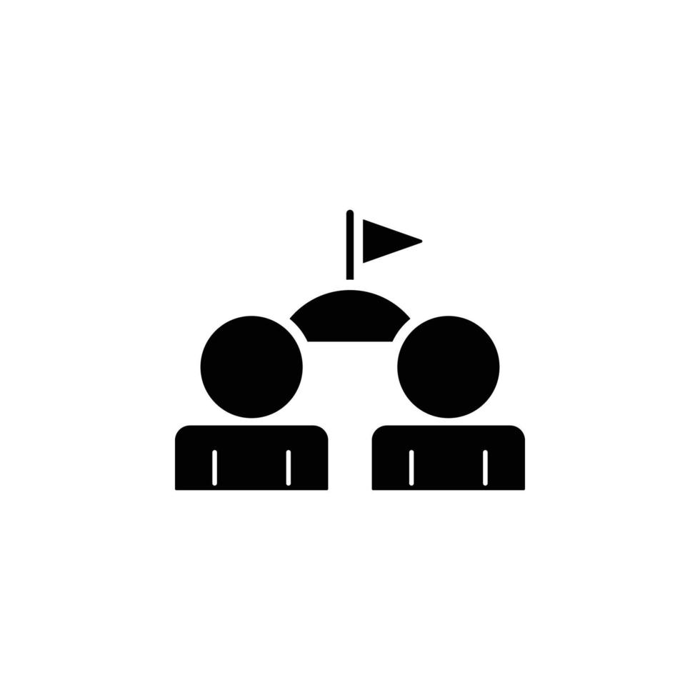 joint golf game vector icon illustration