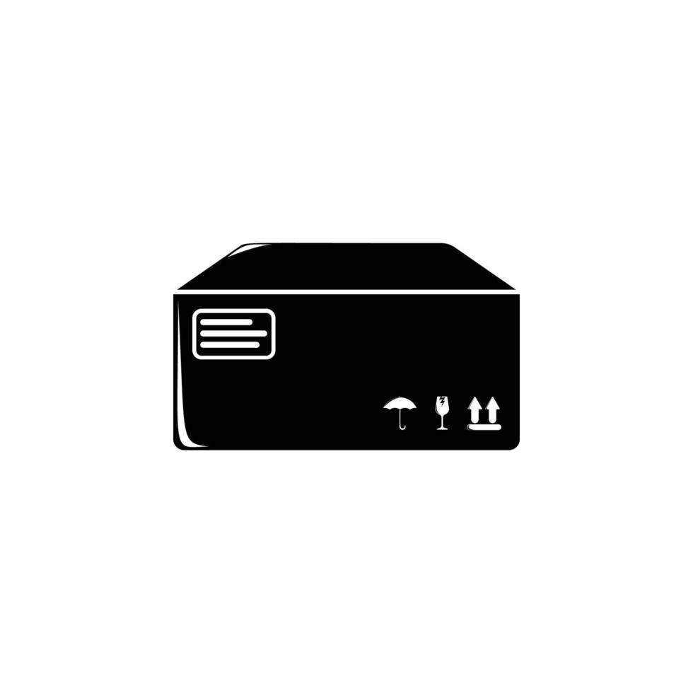 packing box vector icon illustration