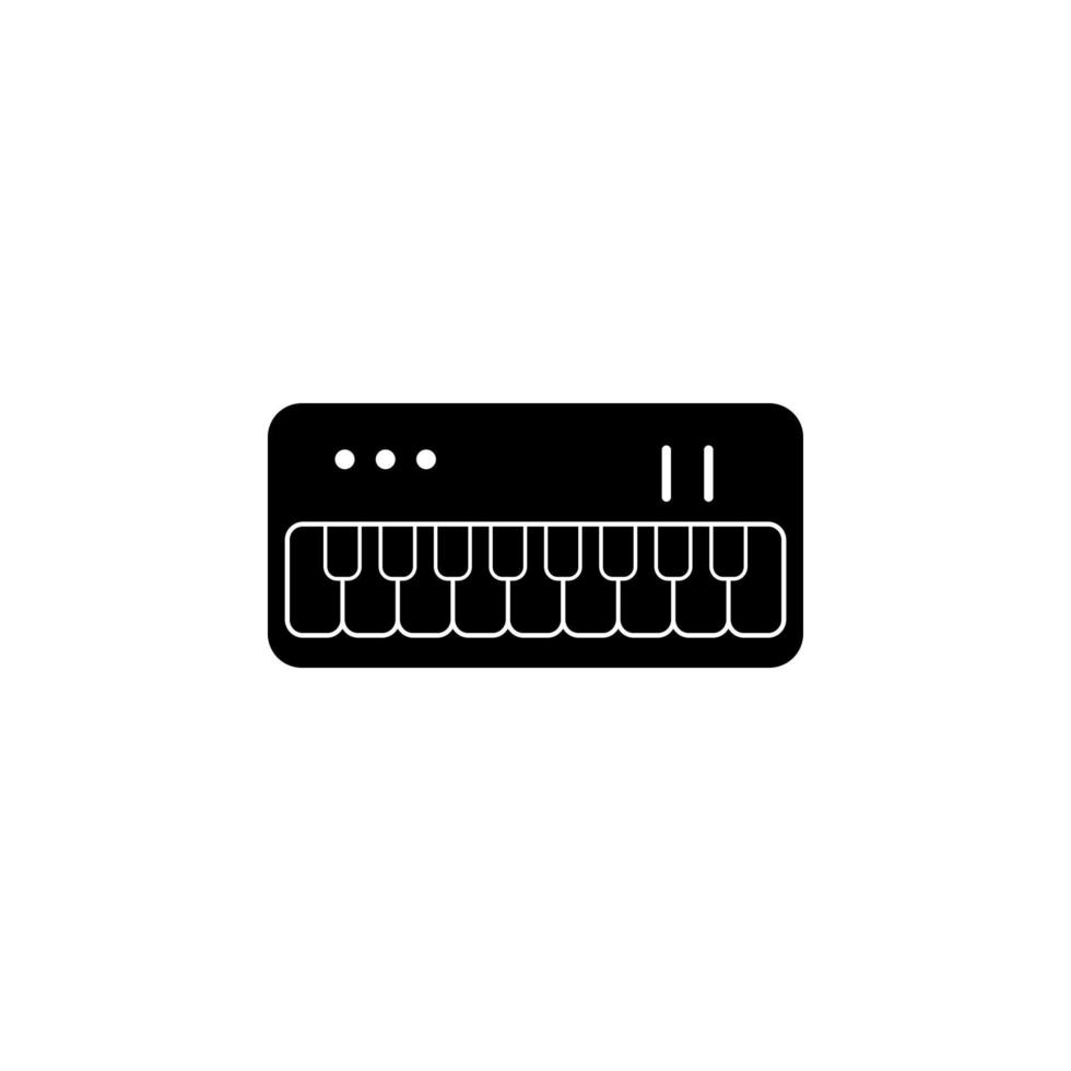 synthesizer vector icon illustration