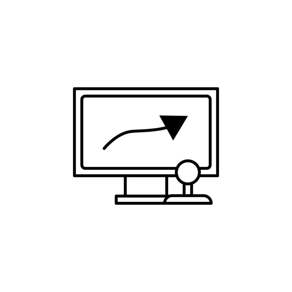 remoto control, monitor, zumbido vector icono ilustración