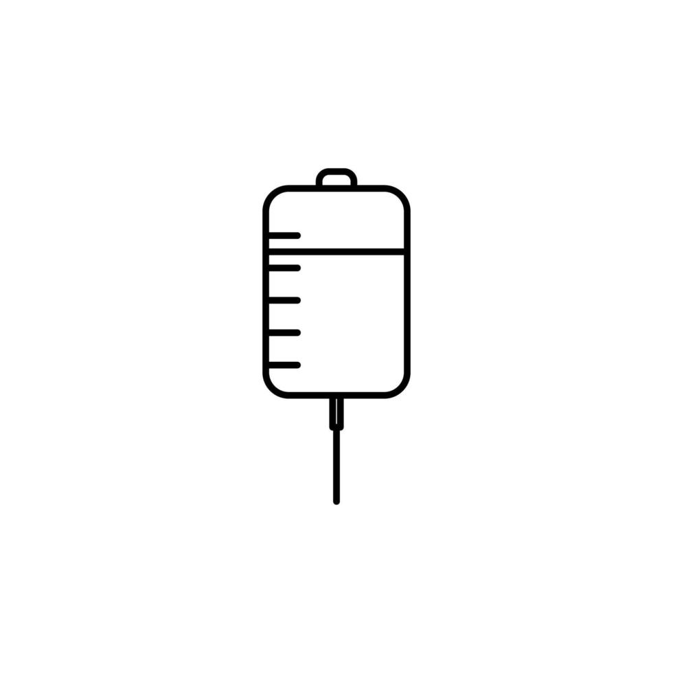 dropper line vector icon illustration