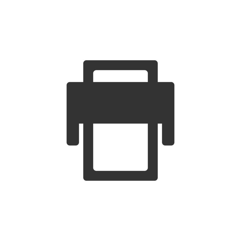 printer isolated simple vector icon illustration