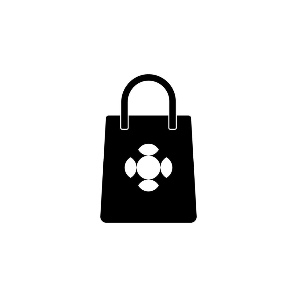 ladies handbag vector icon illustration