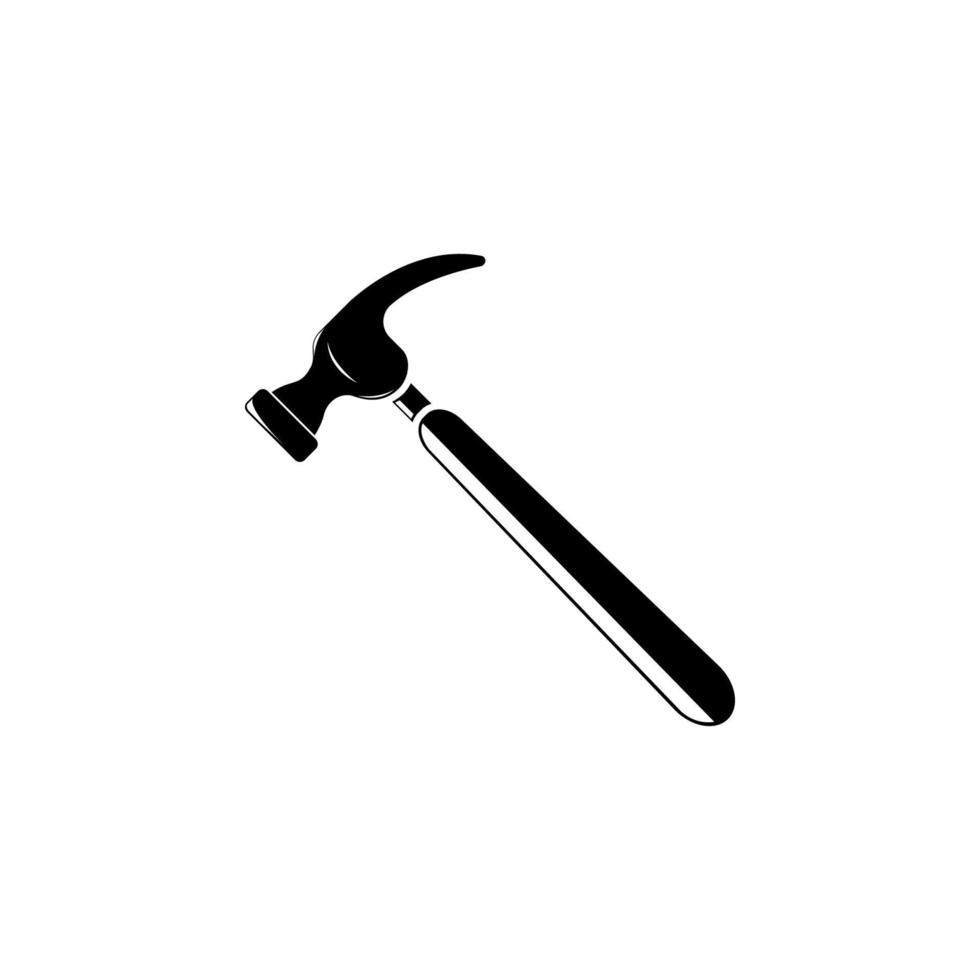 a hammer vector icon illustration