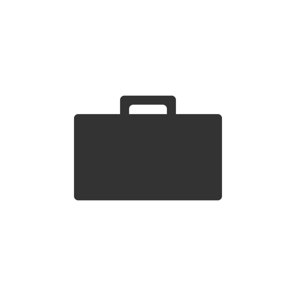 business briefcase isolated simple vector icon illustration