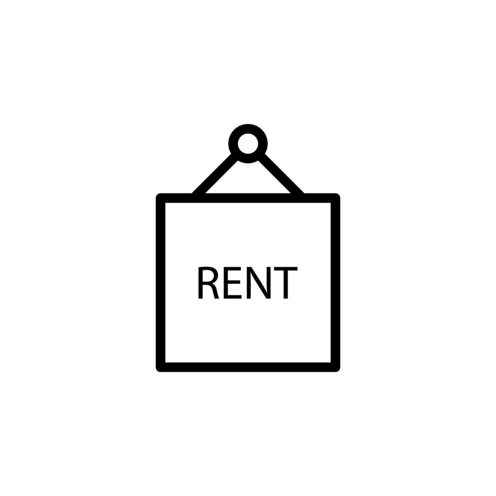 estate for real rent vector icon illustration