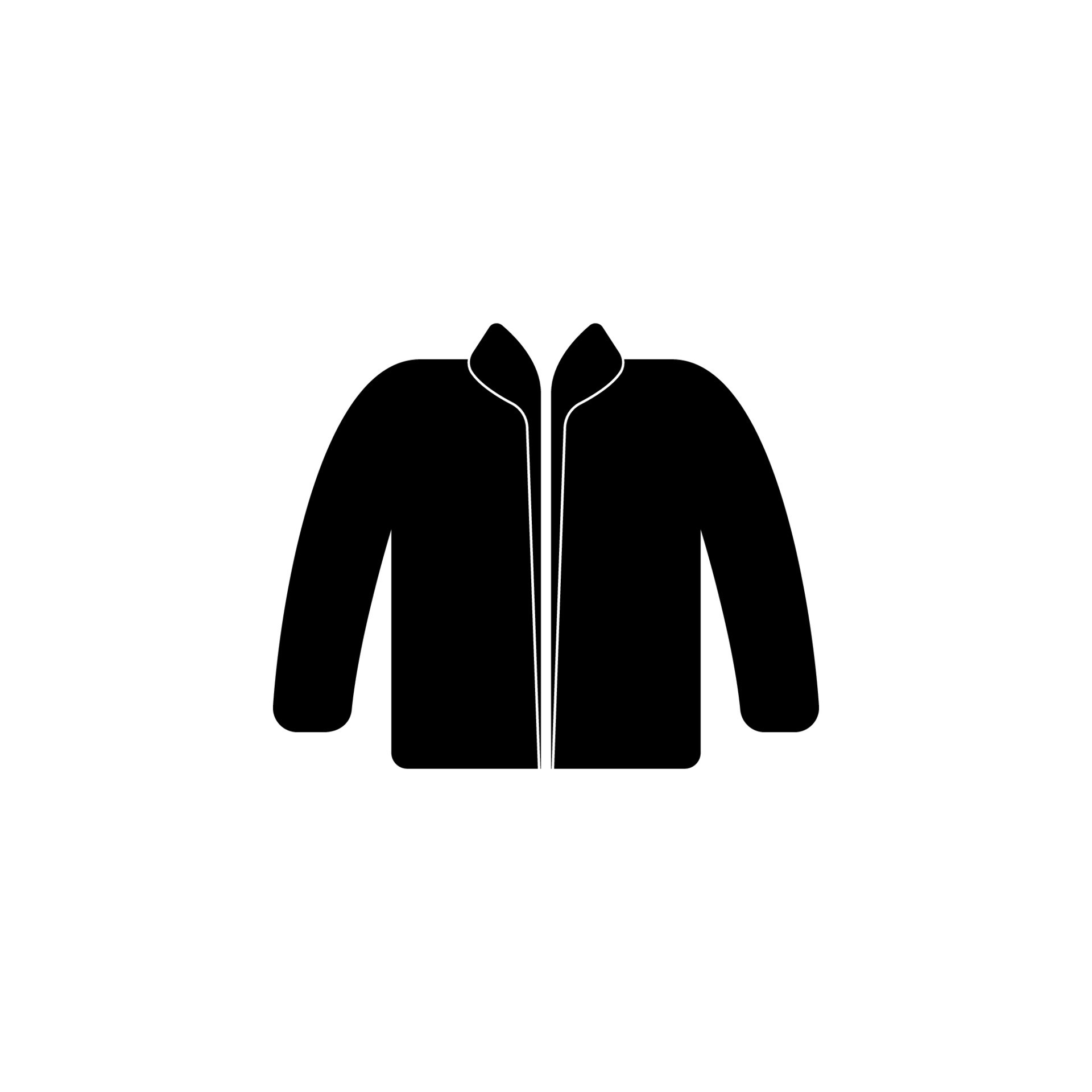 jacket vector icon illustration 23194425 Vector Art at Vecteezy