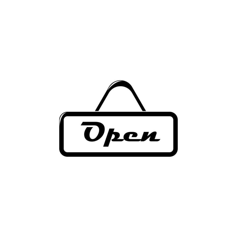 open label vector icon illustration