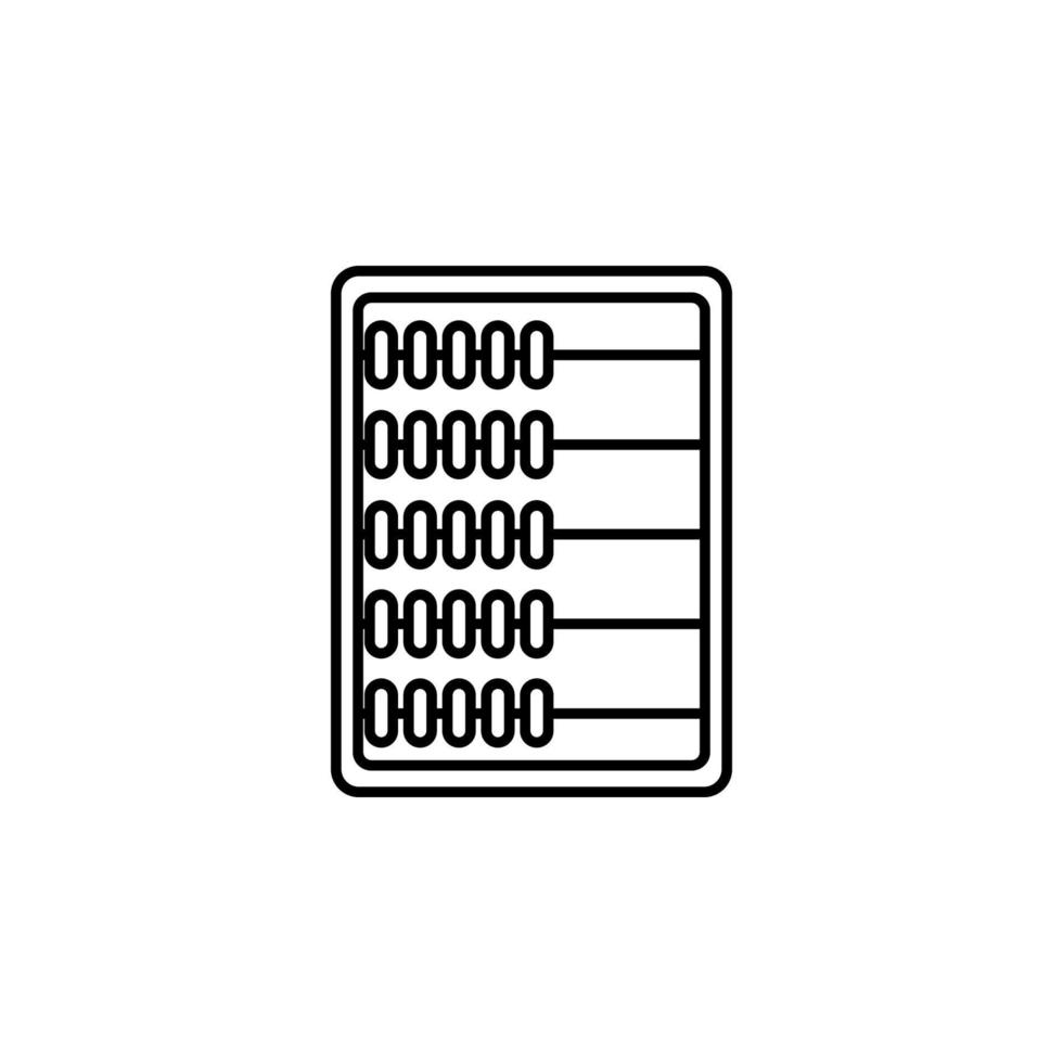 abacus vector icon illustration