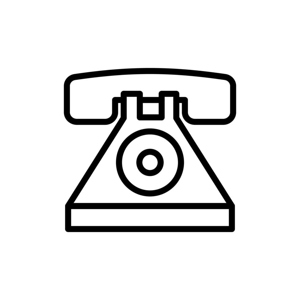 Phone, landline vector icon illustration