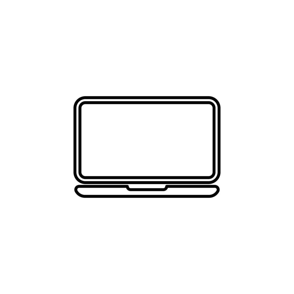 a laptop vector icon illustration