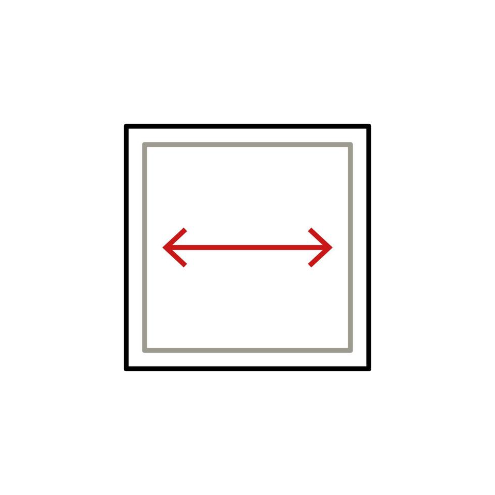rectangle vector icon illustration