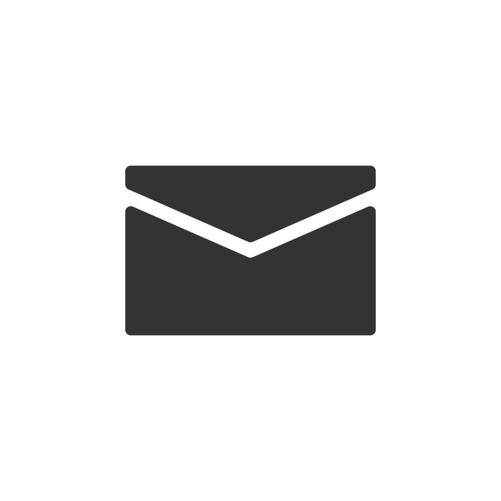 email envelope isolated simple vector icon illustration