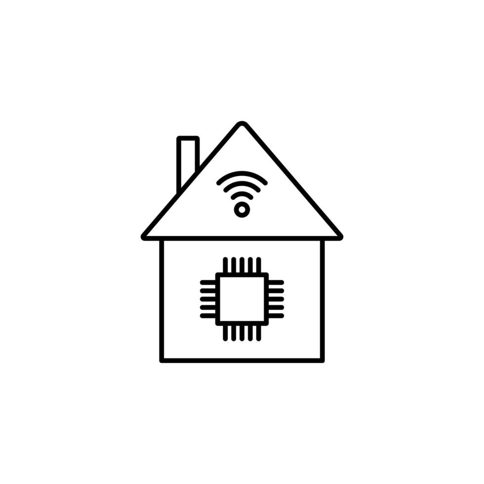smart House vector icon illustration