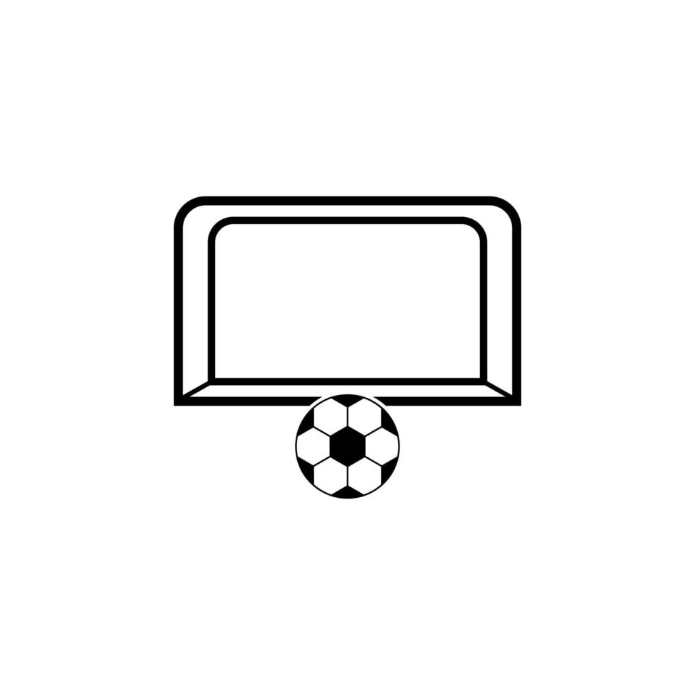 gates and ball vector icon illustration
