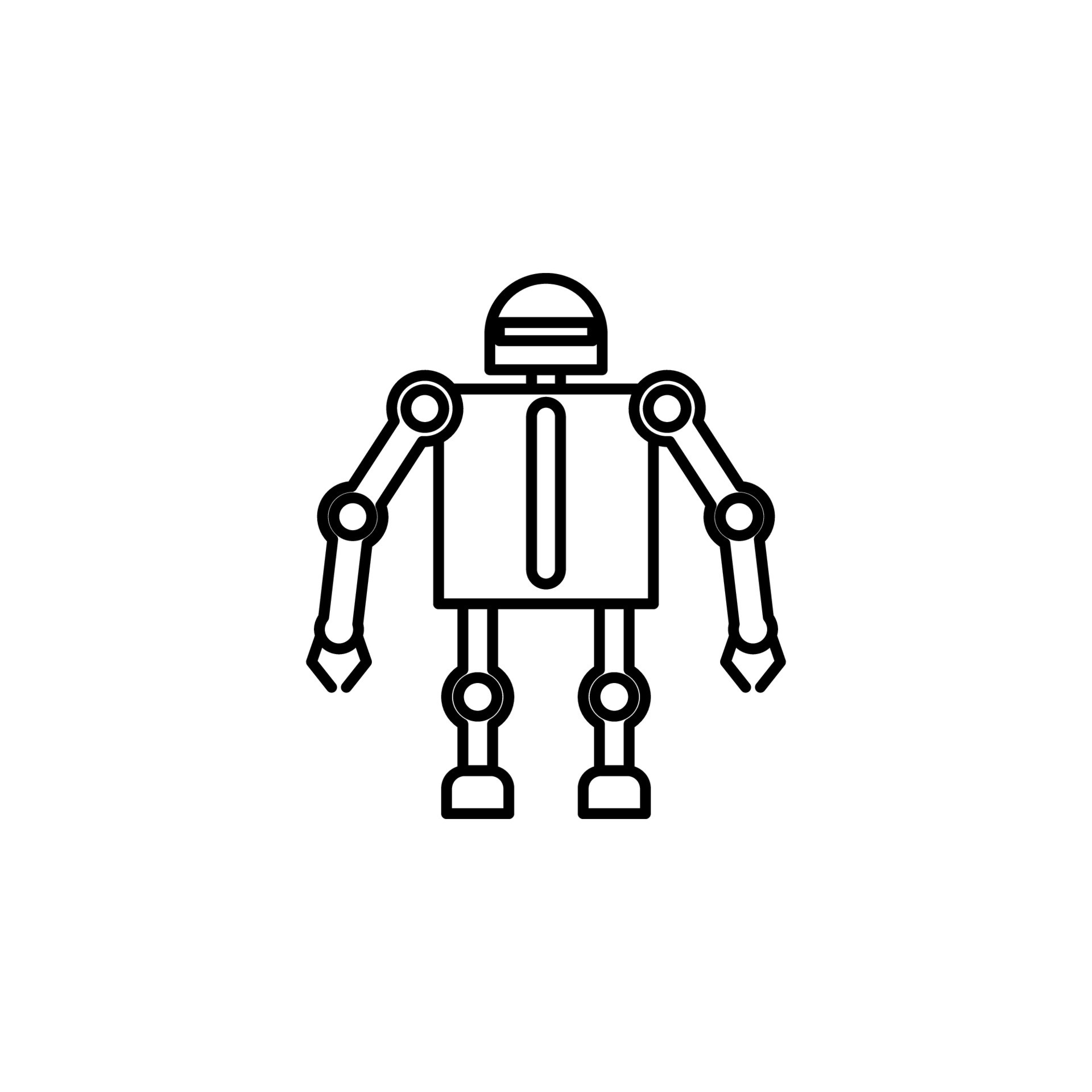 robot vector icon illustration 23194704 Vector Art at Vecteezy