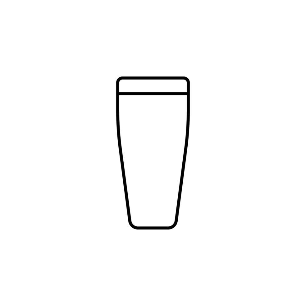 vaso vector icono ilustración