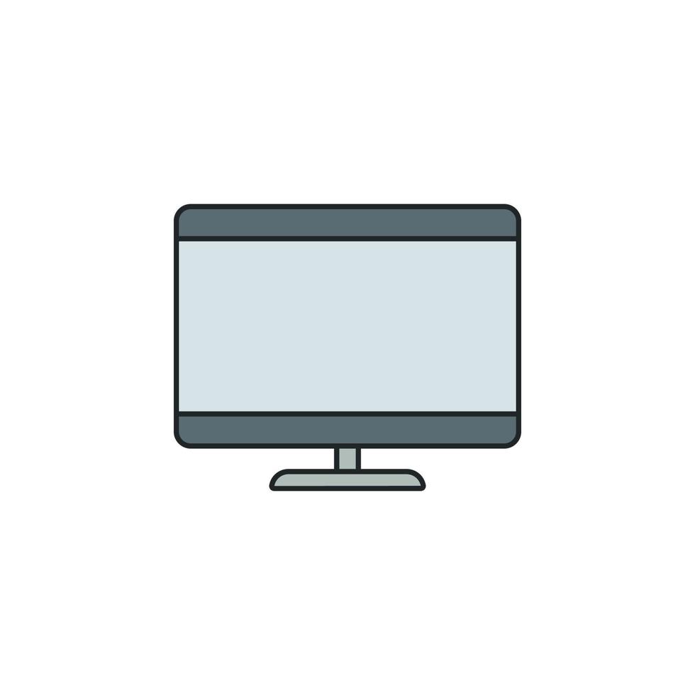 monitor vector icon illustration