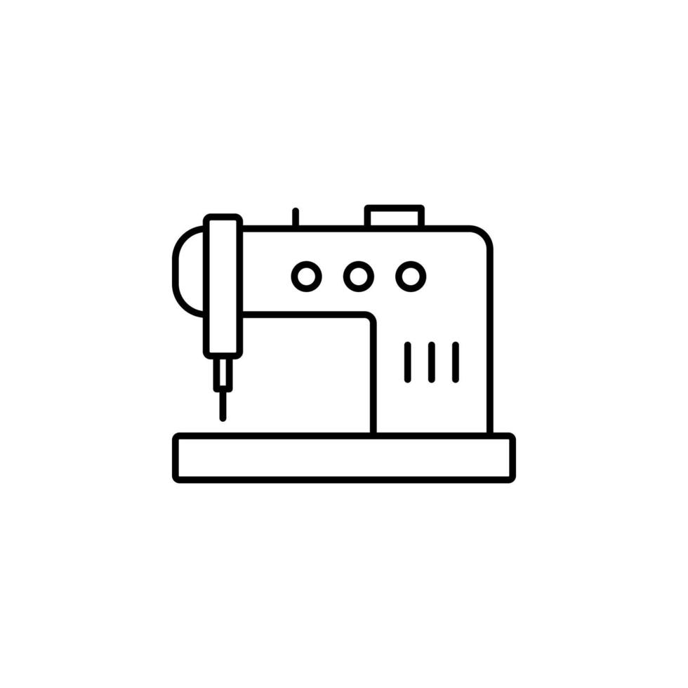 sewing machine vector icon illustration