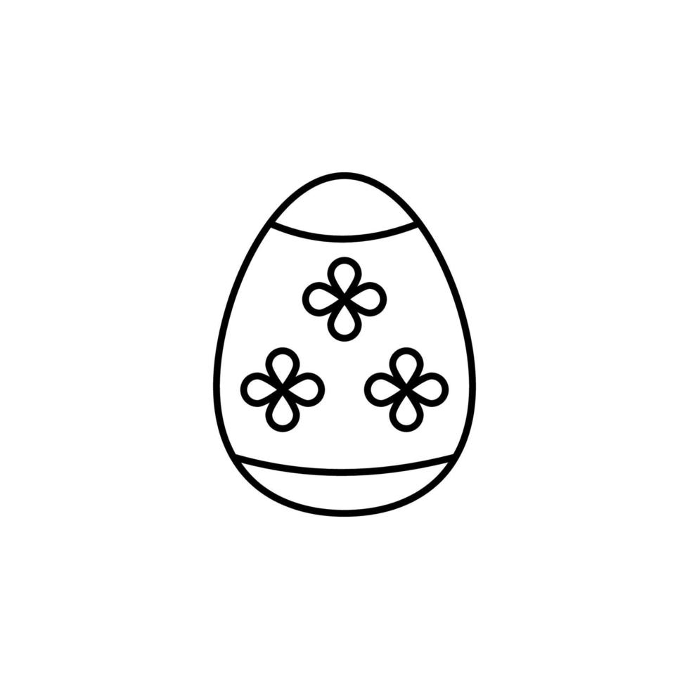 Easter, egg, holiday vector icon illustration