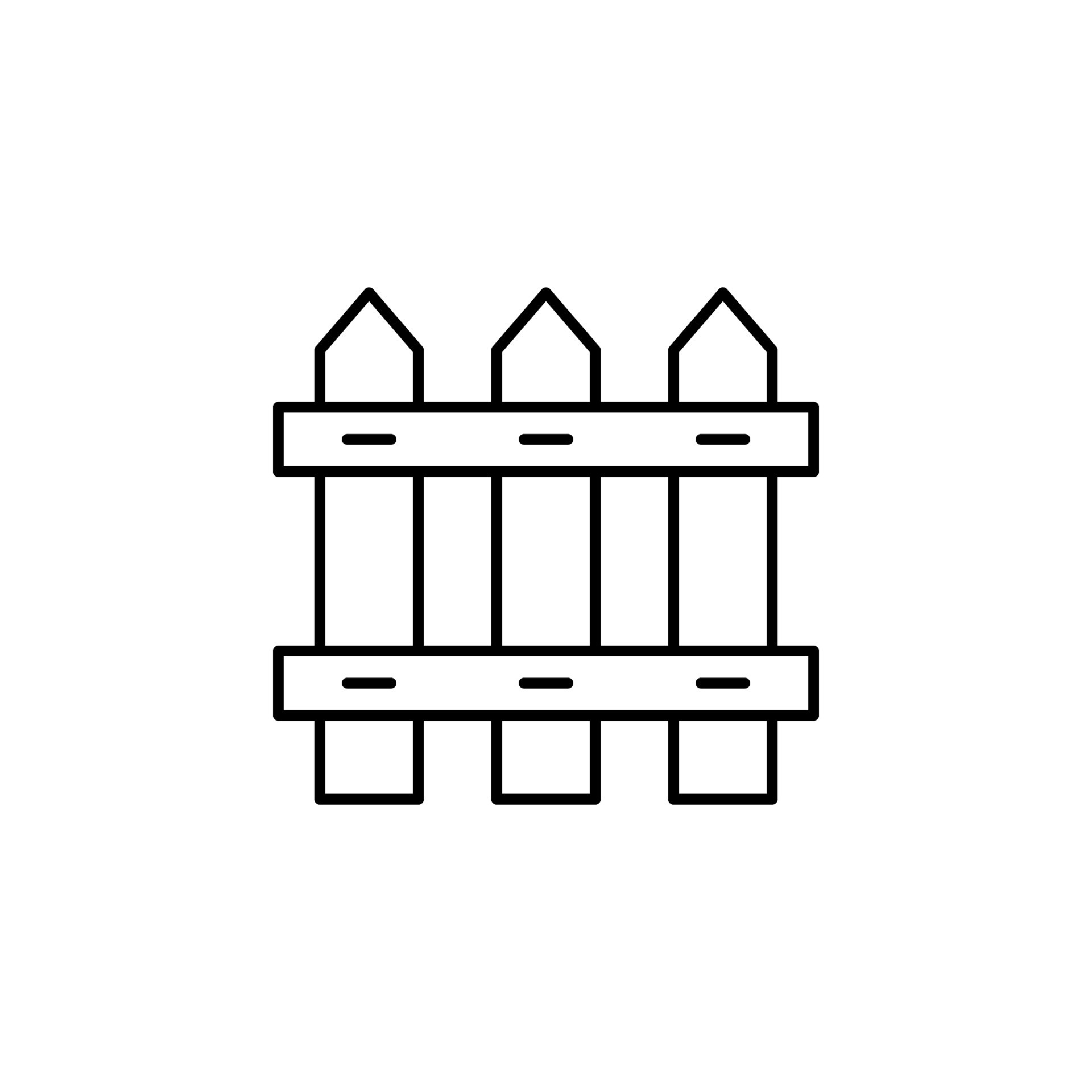 farm fence vector icon illustration 23194933 Vector Art at Vecteezy