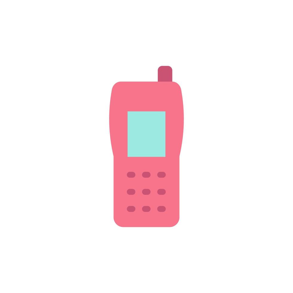 Phone, mobile, technology vector icon illustration