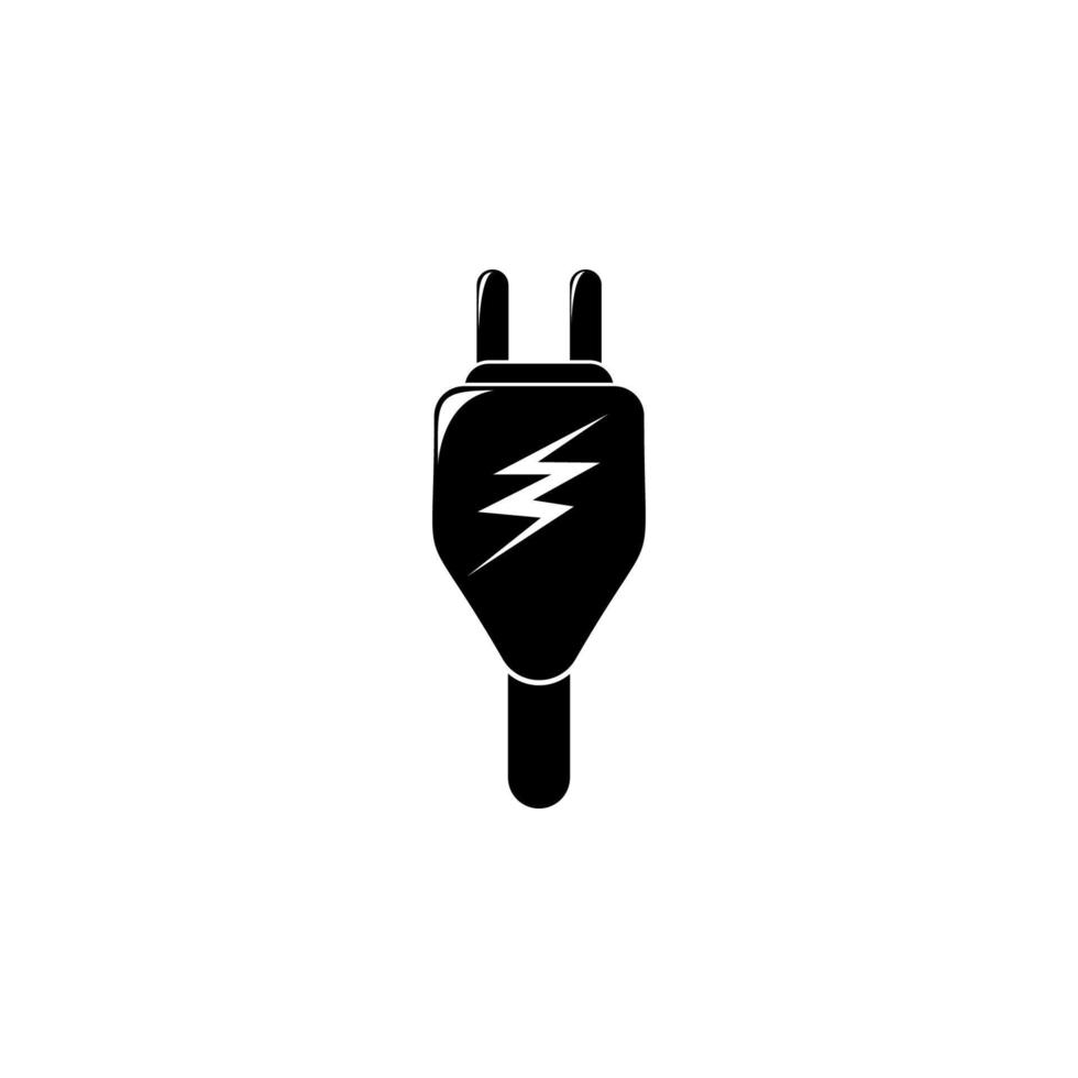eléctrico enchufe vector icono ilustración