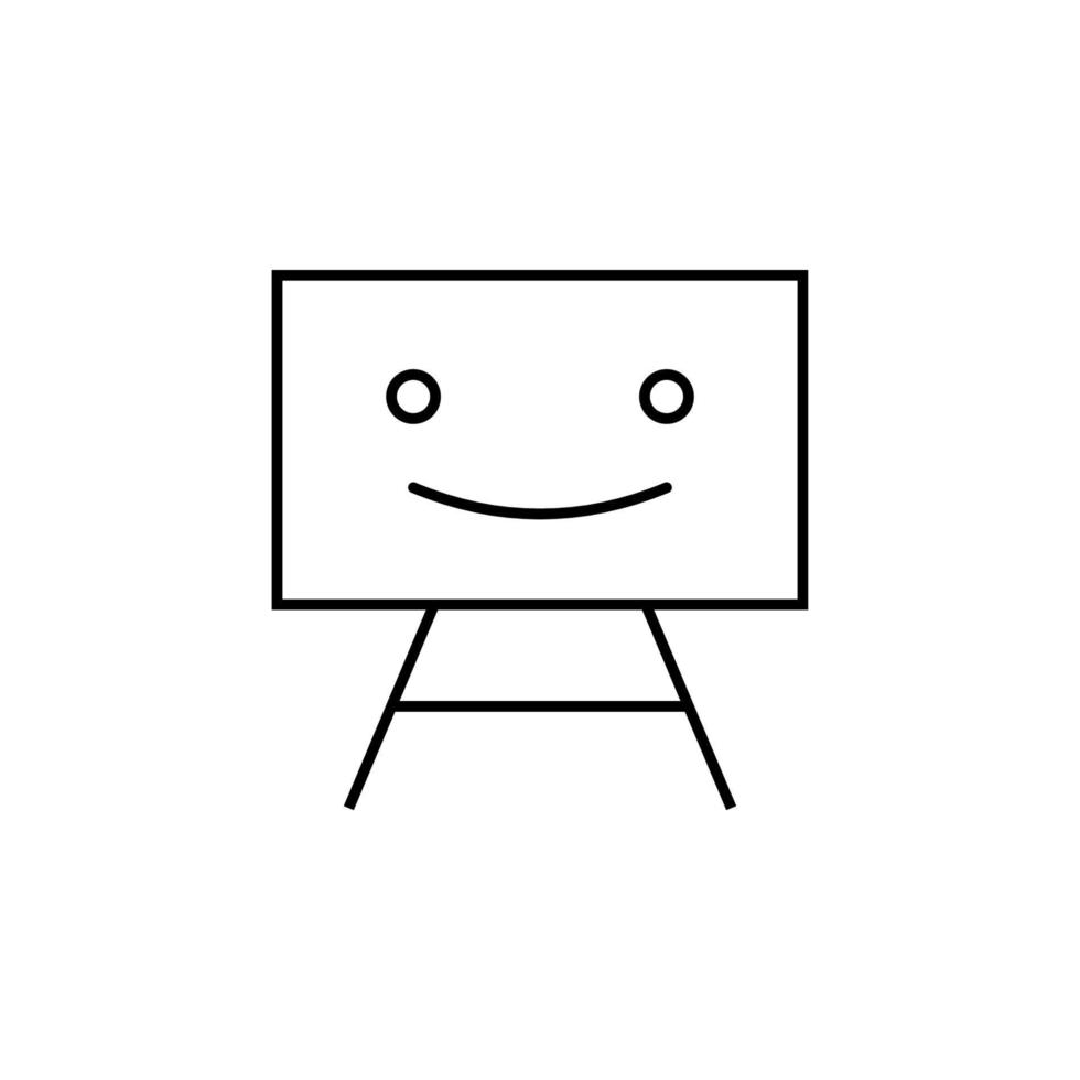 board smile vector icon illustration