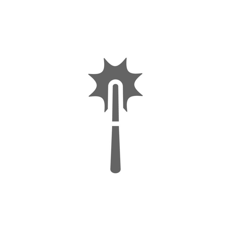 Magic stick, wand, wizard vector icon illustration